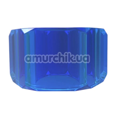 Эрекционное кольцо Get Lock Nust Bolts Cock Ring, синее
