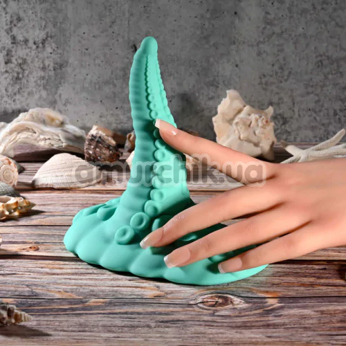 Вибратор Evolved Tentacle Grinder, бирюзовый