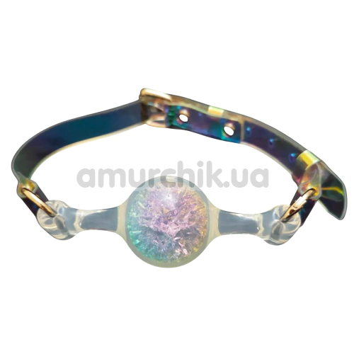 Кляп Univibe Crystal Gag L, різнокольоровий