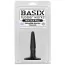 Анальна пробка Basix Rubber Works Mini Butt Plug, чорна - Фото №7