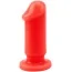 Набор из 3 анальных пробок с вибрацией Hot Storm Anal Slim Dildo Kit, красный - Фото №4