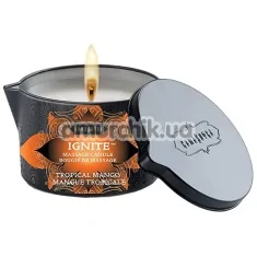Свеча для массажа Kama Sutra Ignite Tropical Mango - тропический манго, 170 мл - Фото №1