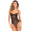 Боди Slay With Me Lace Teddy, черное - Фото №1