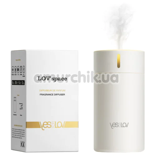 Аромадиффузор YESforLOV LOV'space Fragrance Diffuser + рефил Titillating Fragrance Refill, белый - Фото №1
