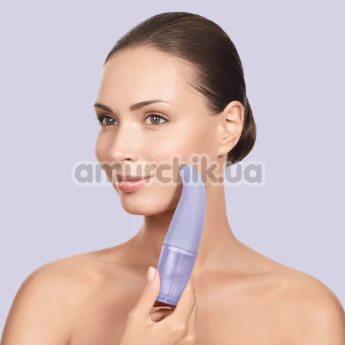 Устройство для очищения кожи лица Geske Aqua-Stream Face Cleanser 8 in 1, сиреневое
