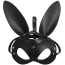 Маска Кролика DS Fetish Mask Bunny, черная - Фото №1