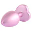 Анальная пробка с розовым кристаллом Matrix Mont Candy Pink Heart Gem Plug S, розовая - Фото №4