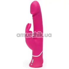Вібратор Happy Rabbit Dual Density Vibrator, рожевий - Фото №1