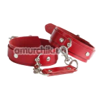 Фиксаторы для рук Art of Sex Eva Leather, красные - Фото №1