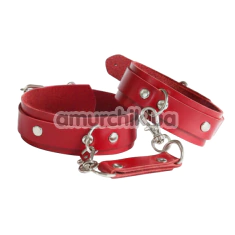 Фіксатори для рук Art of Sex Eva Leather, червоні - Фото №1