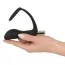Вібростимулятор простати з ерекційним кільцем Black Velvets Vibrating Ring & Plug, чорний - Фото №8