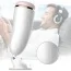 Мастурбатор з вібрацією Foxshow Vibrating Masturbation Cup, білий - Фото №11