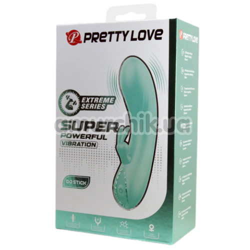 Вібратор Pretty Love DJ Stick, бірюзовий