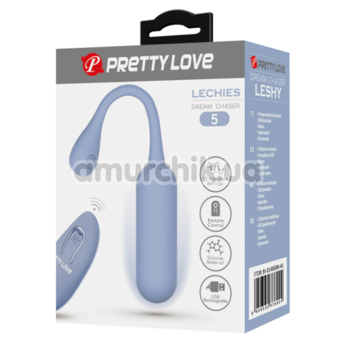 Віброяйце Pretty Love Lechies, блакитне