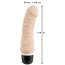 Вибратор Classic Silicone #1, телесный - Фото №6