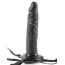 Страпон с вибрацией Vibrating Posable Partner, чёрный - Фото №2