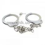 Фіксатори для ніг Loveshop Ankle Cuffs Metal 810333, срібні - Фото №1