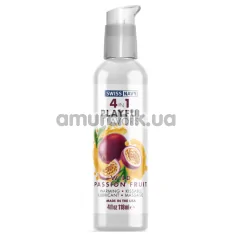Лубрикант з зігріваючим ефектом Swiss Navy 4 in 1 Playful Flavors Wild Passion Fruit - маракуйя, 118 мл - Фото №1