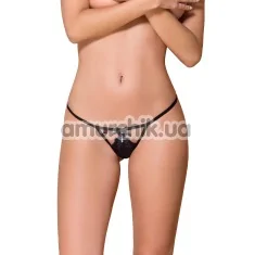 Трусики-стринги Obsessive 866-THO-1, черные - Фото №1
