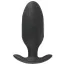 Анальная пробка с вибрацией и электростимуляцией XouXou Vibrating E-Stim Butt Plug, черная - Фото №2