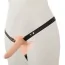 Подвійний страпон з вібрацією Vibrating Double Strap-On, тілесний - Фото №2