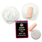 Вибростимуляторы для груди Breast Vibrator PL-NV-005XA1, прозрачные - Фото №1