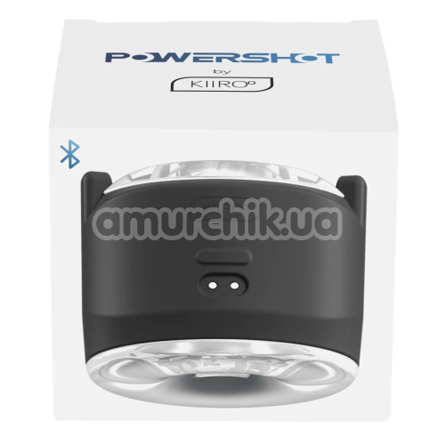 Інтерактивний мастурбатор з вібрацією Kiiroo Powershot, прозорий