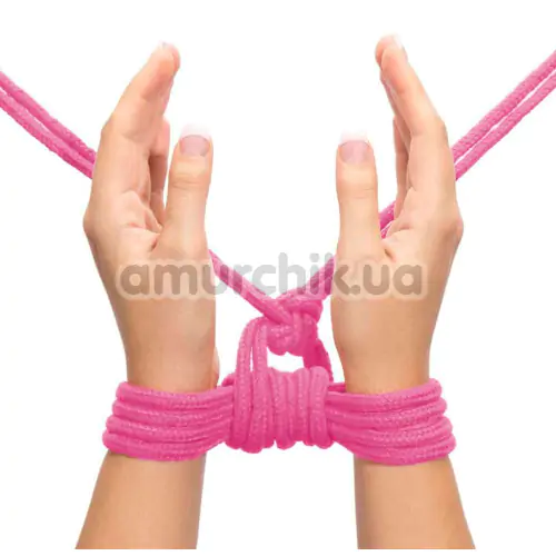 Мотузка Fetish Bondage Rope, рожева