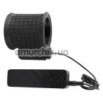 Насадка на пенис с вибрацией Rebel Vibrating Stroker, черная - Фото №1