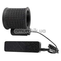 Насадка на пеніс з вібрацією Rebel Vibrating Stroker, чорна - Фото №1