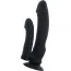 Двойной вибратор Black&Red Double Penetrating Vibrator, черный - Фото №1
