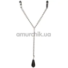Затискачі для сосків Weighted Nipple Clamps, срібні - Фото №1