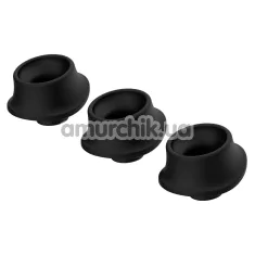 Набор насадок на симулятор орального секса для женщин Womanizer Premium, Classic (Size L), черный - Фото №1