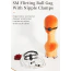 Кляп с зажимами для сосков Roomfun SM Flirting Ball Gag With Nipple Clamps, черный - Фото №10