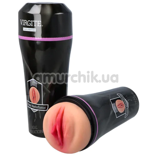 Мастурбатор Virgite Pussy Masturbator M5, телесный