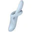 Вибратор c ротацией и подогревом Satisfyer Heat Flex 4, голубой - Фото №1