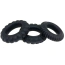 Набір ерекційних кілець Alume 4 Cock Ring Set, чорний - Фото №7
