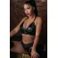 Топ Daring Intimates Sexy Wetlook Bra With Zipper, чорний - Фото №7