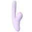 Вибратор с толчками, пульсацией и подогревом Svakom DuoGlow, фиолетовый - Фото №4