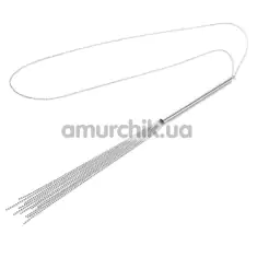Украшение для тела Bijoux Indiscrets Magnifique Necklace Whip, серебряное - Фото №1
