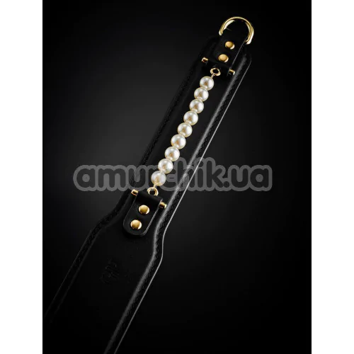 Шлепалка Guilty Pleasure Prestige Pearl Paddle, черно-золотая