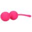 Набор вагинальных шариков Loveline 2 Piece Thumping Kegel Ball Set, розовый - Фото №4
