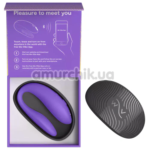 Вібратор We-Vibe Sync Go (ві вайб сінк гоу фіолетовий)