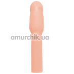 Насадка на пенис Size Up 4 Inch Realistic Penis Extender, телесная - Фото №1