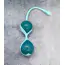 Вагінальні кульки Loveshop Silicone Lastic Kegel Balls, бірюзові - Фото №4