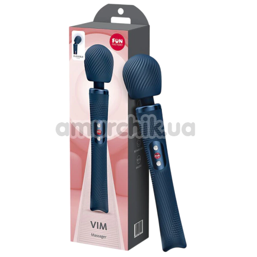 Универсальный вибромассажер Fun Factory VIM Nightblue, синий