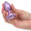Анальна пробка з фіолетовим кристалом Jewel Small Amethyst Heart Plug, фіолетова - Фото №6