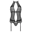 Комплект Passion Free Your Senses Erotic Line Satara Corset, чорний: корсет + трусики-стрінги - Фото №4