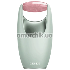 Роликовий масажер для обличчя Geske Rose Quartz Roller 5 in 1, зелений - Фото №1