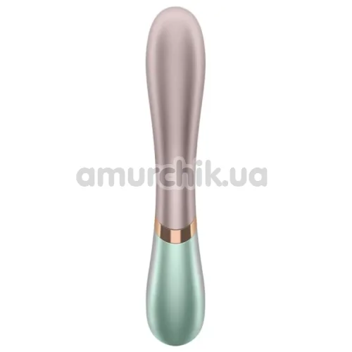 Вибратор с подогревом Satisfyer Hot Lover, розово-бирюзовый